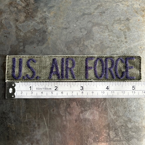 U.S. AIR FORCE embroidered tape patch - Vintage - Picture 8 of 10